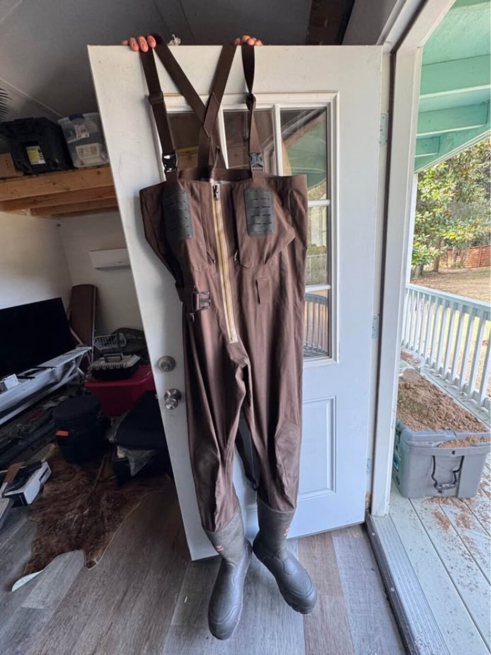 First Lite Waders SAMPLE/PROTO USED Brown